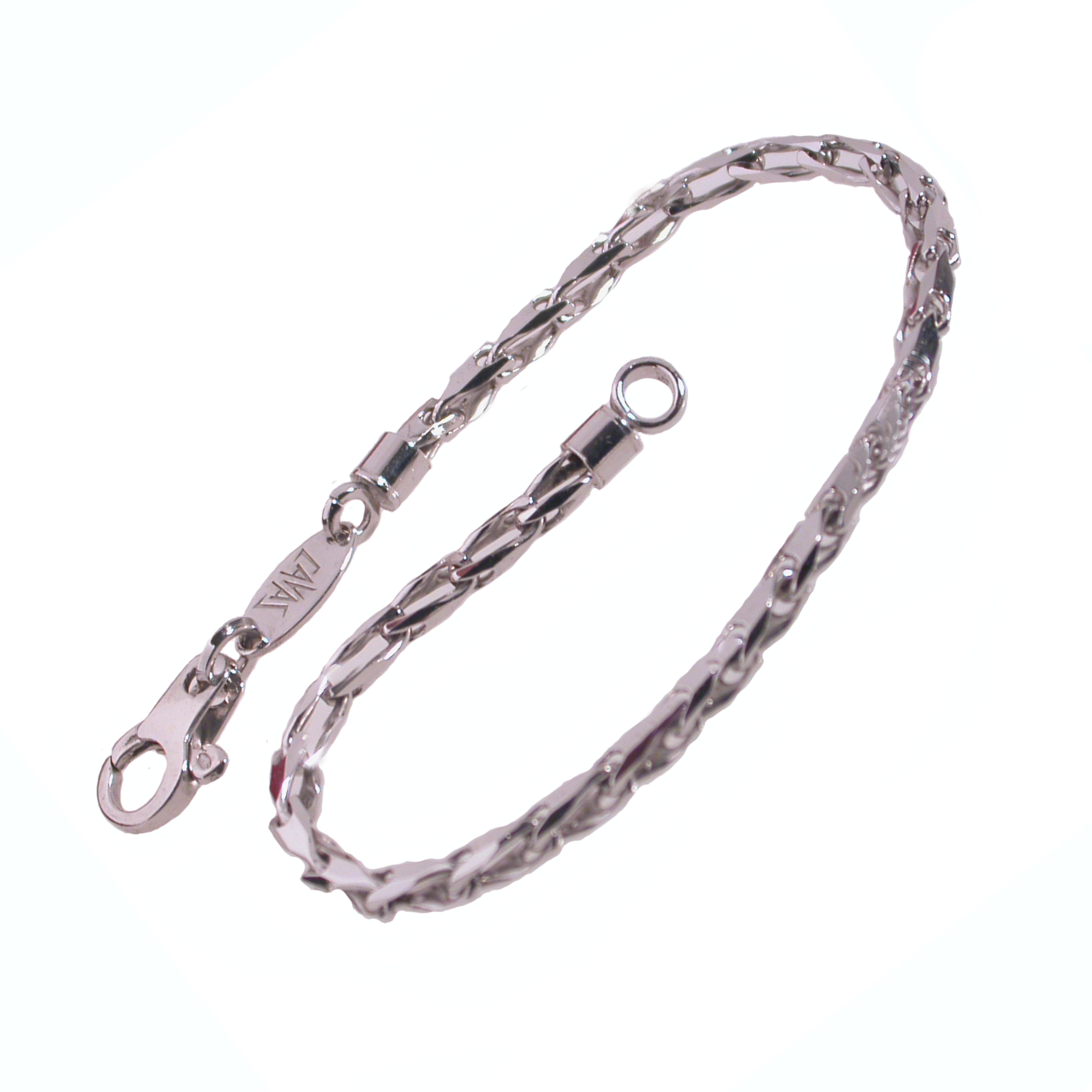 Bracciale argento uomo modello catena morbida